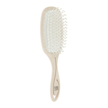DEWAL BEAUTY Щетка массажная Eco-Friendly прямоугольная, нейлоновый штифт, бежевая, фото 1