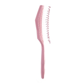 DEWAL BEAUTY Щетка продувная Eco-Friendly айсбег с нейлоновым штифтом, розовая, фото 2
