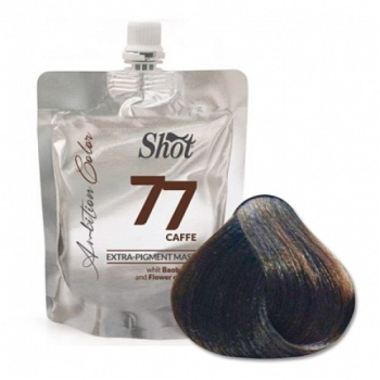 SHOT Маска экстра пигмент, 77 кофейный / EXTRA PIGMENT MASK 200 мл, фото 2