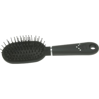 DEWAL BEAUTY Расческа Шарм массажная с пластиковым штифтом, овальная мини 18 см, фото 1