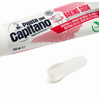 PASTA DEL CAPITANO Паста зубная Baking Soda / Для деликатного отбеливания с содой 100 мл, фото 3