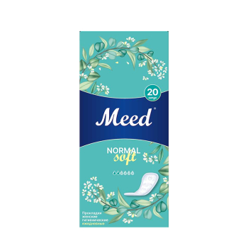 MEED Прокладки женские гигиенические ежедневные целлюлозные СОФТ / Meed 20 шт, фото 1