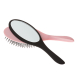 DEWAL BEAUTY Щетка массажная Дуэт, овальная с нейлоновым штифтом, розовая с черным, фото 4