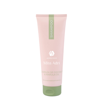 ADRICOCO Шампунь восстанавливающий для волос / ADRICOCO Miss Adri Complex of coconut & marula oil 250 мл, фото 1