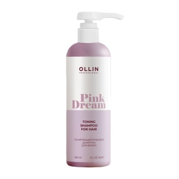 OLLIN PROFESSIONAL Шампунь тонирующий розовый для волос / PINK DREAM 500 мл, фото 1