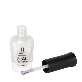 IQ BEAUTY 084 лак профессиональный укрепляющий для ногтей с биокерамикой / Nail polish PROLAC+bioceramics 12,5 мл, фото 4