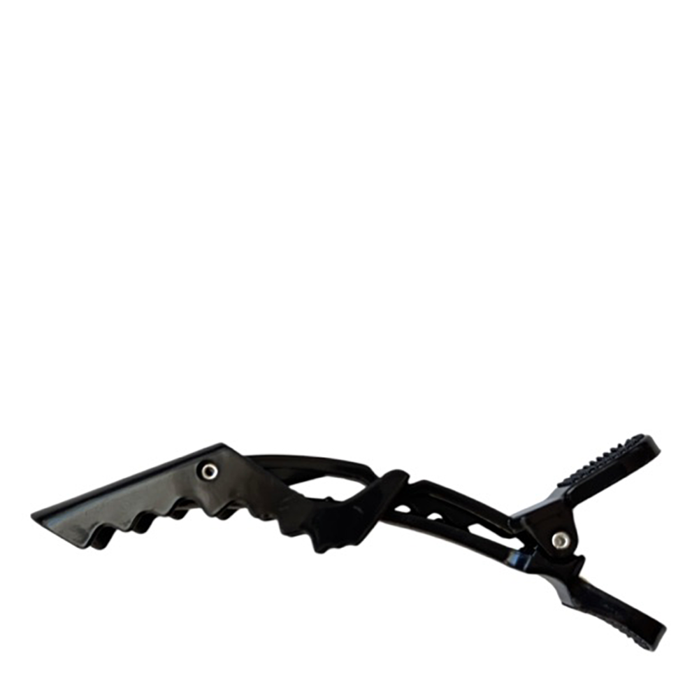 IWOU PROFESSIONAL Зажимы профессиональные для волос (крокодилы), черные 115мм 10шт/уп, фото 1