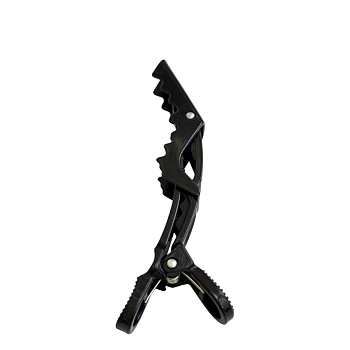 IWOU PROFESSIONAL Зажимы профессиональные для волос (крокодилы), черные 115мм 10шт/уп, фото 2