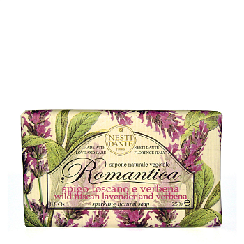 Мыло Тосканская лаванда и вербена / Romantica 250 гр
