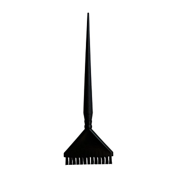 Кисть для окрашивания волос, черная, с короткой щетиной 60мм