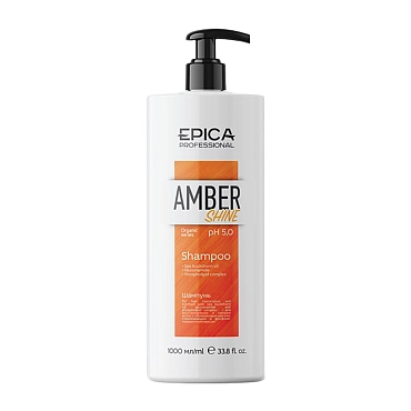 EPICA PROFESSIONAL Шампунь для восстановления и питания волос / Amber Shine Organic 1000 мл, фото 1