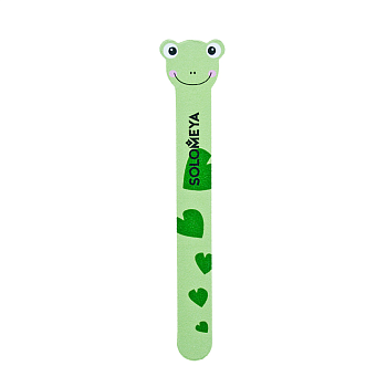 Пилка для натуральных и искусственных ногтей 180/220 Лягушка / Frog Nail File