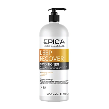 EPICA PROFESSIONAL Кондиционер для восстановления повреждённых волос / Deep Recover 1000 мл, фото 1