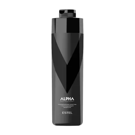 ESTEL PROFESSIONAL Шампунь тонизирующий для волос с охлаждающим эффектом / ALPHA PRO 1000 мл - 1