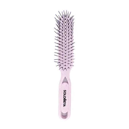SOLOMEYA Расческа для распутывания волос, пастельно-сиреневая / Detangler Hairbrush for Wet & Dry Hair Pastel Lilac - 1