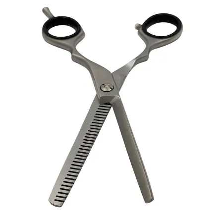 IWOU PROFESSIONAL Ножницы парикмахерские филировочные 6,5 с черными ручками - 4