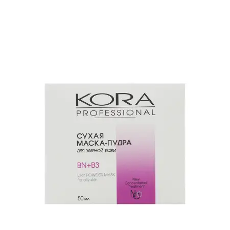 KORA Маска-пудра сухая для жирной кожи / KORA PROFESSIONAL 50 мл - 5