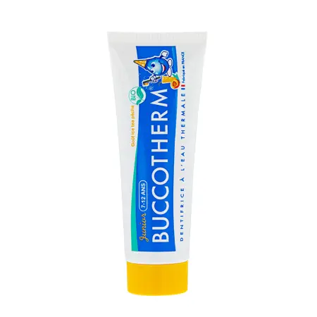 BUCCOTHERM Паста зубная для детей 7 - 12 лет, вкус персиковый чай с термальной родниковой водой / BUCCOTHERM 50 мл - 1