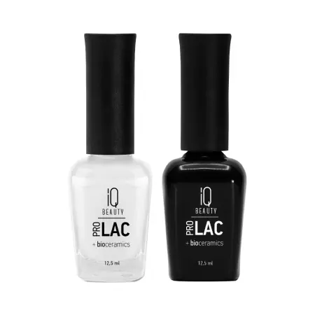 IQ BEAUTY 002 лак для ногтей укрепляющий с биокерамикой / Nail polish PROLAC + bioceramics 12.5 мл - 4