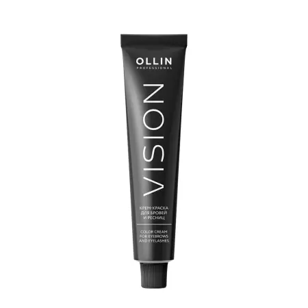 OLLIN PROFESSIONAL Набор для окрашивания бровей и ресниц, холодно-коричневый / Ollin Vision 20 мл - 6