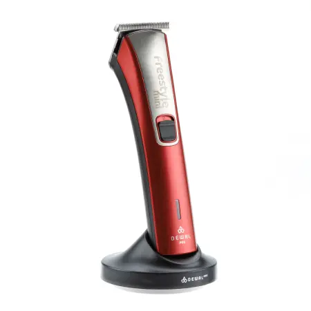 DEWAL PROFESSIONAL Машинка для стрижки окантовочная Fгeestyle Mini аккумуляторно-сетевая, 1 T- нож, 4 насадки - 3