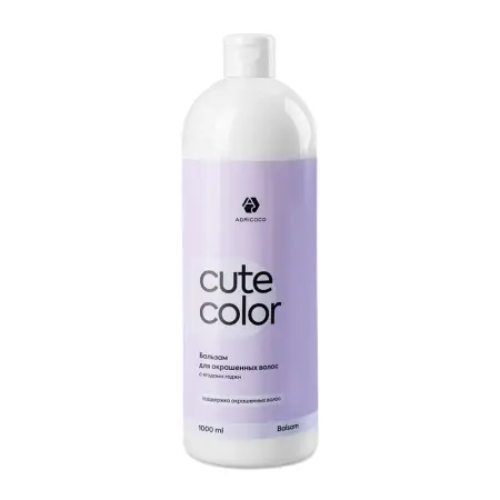 ADRICOCO Бальзам для окрашенных волос с ягодами годжи / ADRICOCO CUTE COLOR 1000 мл - 1