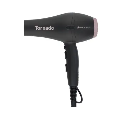 DEWAL PROFESSIONAL Фен серый ионизация 2 насадки / DEWAL PRO TORNADO - 2