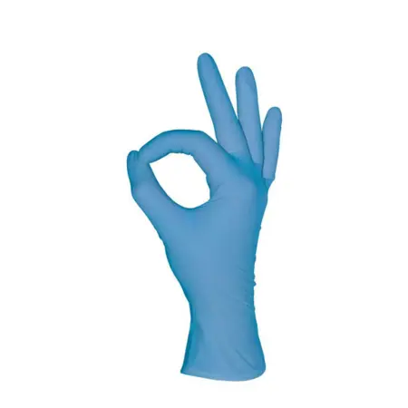 ЧИСТОВЬЕ Перчатки нитрил голубые медицинские S Connect Blue Nitrile 100 шт - 1