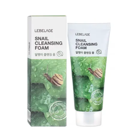 LEBELAGE Пенка для умывания с муцином улитки / Lebelage Snail Cleansing Foam 100 мл - 2