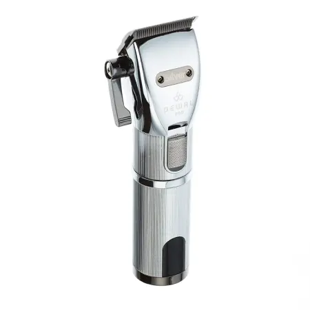 DEWAL PROFESSIONAL Машинка для стрижки Silver, аккумуляторно-сетевая, 6000-7000 об/мин, нож 45 мм, 0,5-3,5 мм, 10 насадок - 2