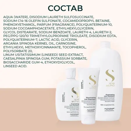 ALFAPARF MILANO Шампунь для нормальных волос придающий блеск / SDL D ILLUMINATING LOW SHAMPOO 1000 мл - 5