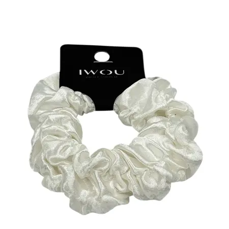 IWOU PROFESSIONAL Резинка для волос Королева белоснежная 1шт - 2