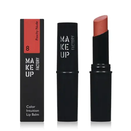 MAKE UP FACTORY Бальзам для губ, 8 персиковый нюд / Color Intuition Lip Balm 2,5 гр - 5