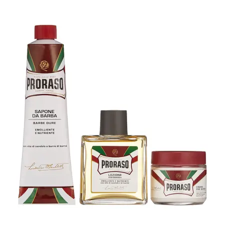 PRORASO Набор для бритья (крем 100 мл, крем 150 мл, лосьон 100 мл) PRIMADOPO - 3