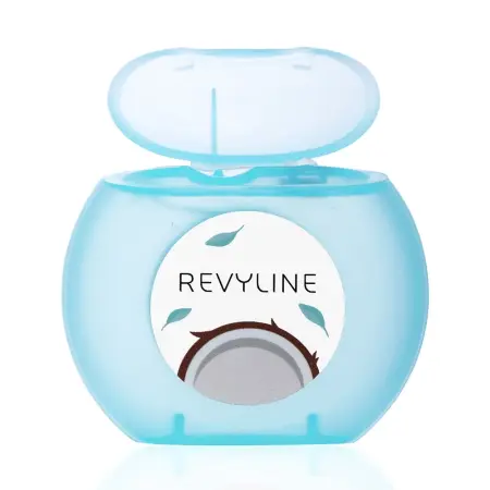 REVYLINE Нить зубная вощеная, полиэтилентерефталат с бамбуковым углем, кокос и мята / Perfect 30 м - 3