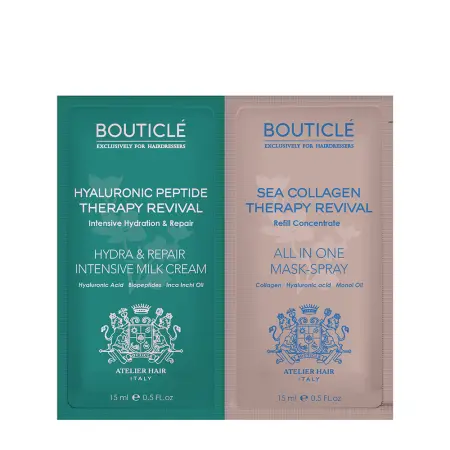 BOUTICLE Набор для волос (маска-спрей Аll in one 15 мл + крем-молочко Hydra&Repair Intensive 15 мл) BOUTICLE - 1