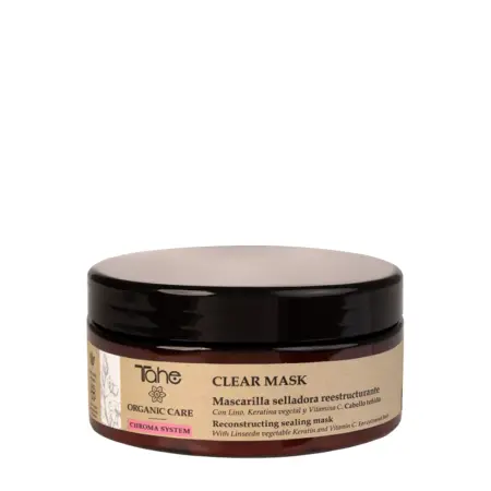 TAHE Маска для герметизации кутикулы волос / CHROMA SYSTEM CLEAR MASK BIO ORGANIC CARE 300 мл - 1