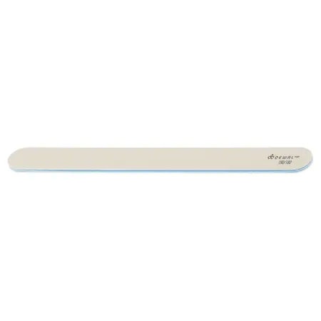 DEWAL PROFESSIONAL Пилка для ногтей прямая белая 180/180 18 см - 1