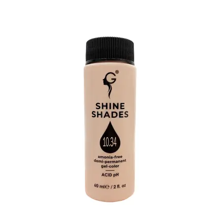 GERA Professional 10.34 гель-краситель для волос без аммиака / Shine Shades 60 мл - 2