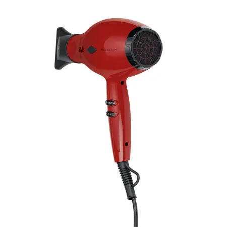DEWAL PROFESSIONAL Фен Pro Style красный, 2 насадки, диффузор, 2000 Вт - 2