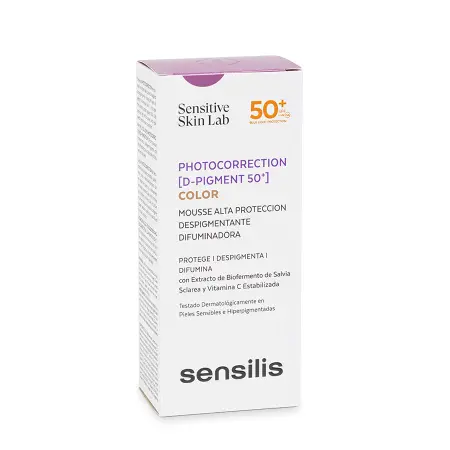 SENSILIS Мусс тонирующий для кожи склонной к гиперпигментации SPF50+ / High Protection Depigmenting and Blurring Mousse 40 мл - 2