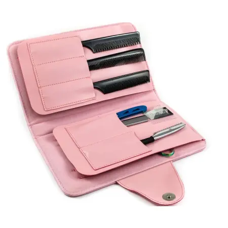 MIZUKA Чехол для парикмахерских ножниц, 11 предметный LC-SK5099/3 pink - 2