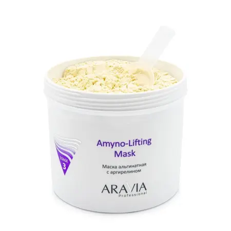 ARAVIA Professional Маска альгинатная с аргирелином / Amyno-Lifting 550 мл - 3
