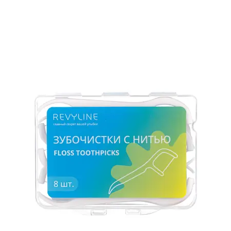 REVYLINE Зубочистка с нитью / Floss toothpicks 8 шт - 1