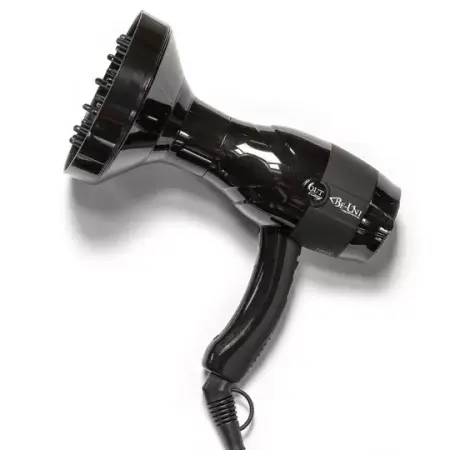 BE-UNI PROFESSIONAL Фен для волос OutLine, черный с диффузором, 2000-2200W - 3