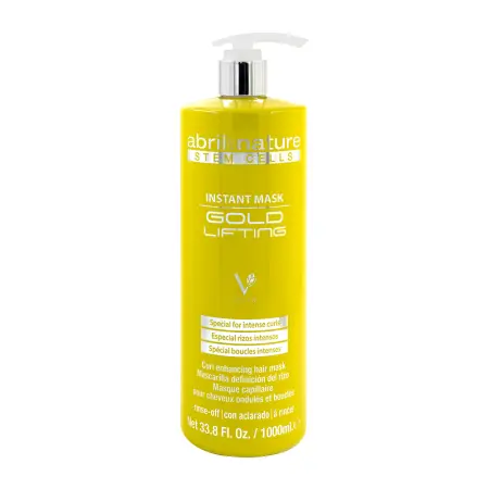 ABRIL ET NATURE Маска для вьющихся волос / Instant Mask Gold Lifting 1000 мл - 1