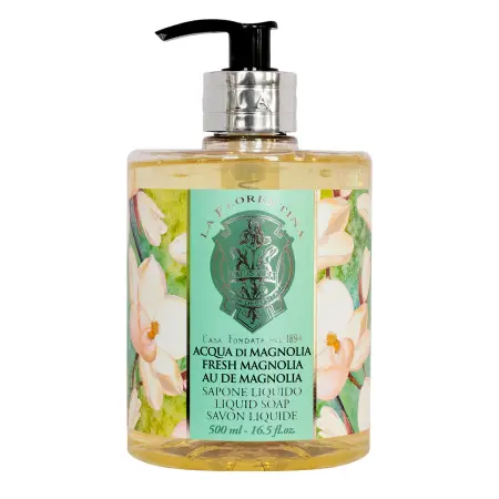 LA FLORENTINA Мыло натуральное жидкое, свежая магнолия / Fresh Magnolia 500 мл - 1
