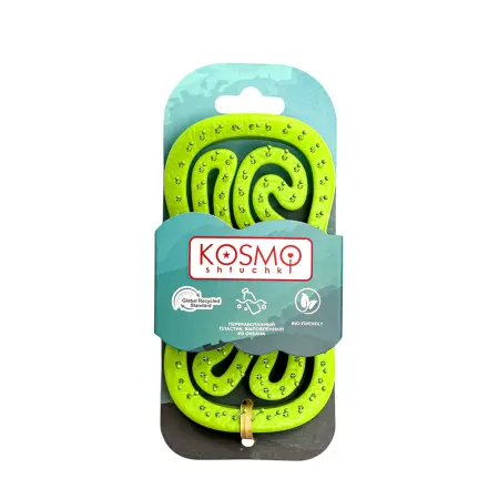 KOSMO SHTUCHKI Расческа KosmoShtuchki компактная без ручки кувшинка, цветной микс - 4