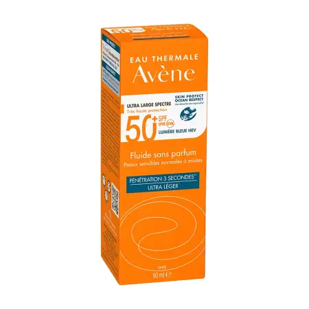 AVENE Флюид солнцезащитный для проблемной кожи SPF 50+ / Cleanance 50 мл - 2