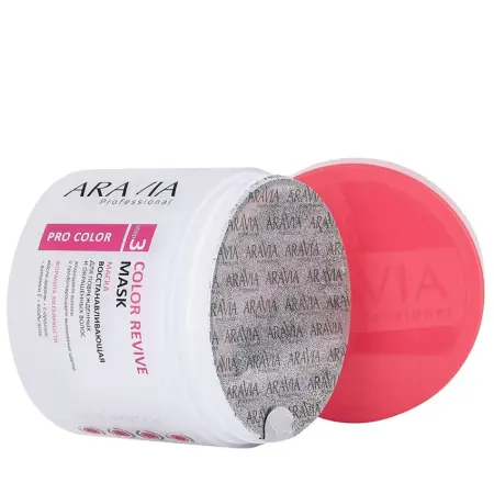 ARAVIA Professional Маска восстанавливающая для поврежденных и окрашенных волос / Color Revive Mask 300 мл - 3